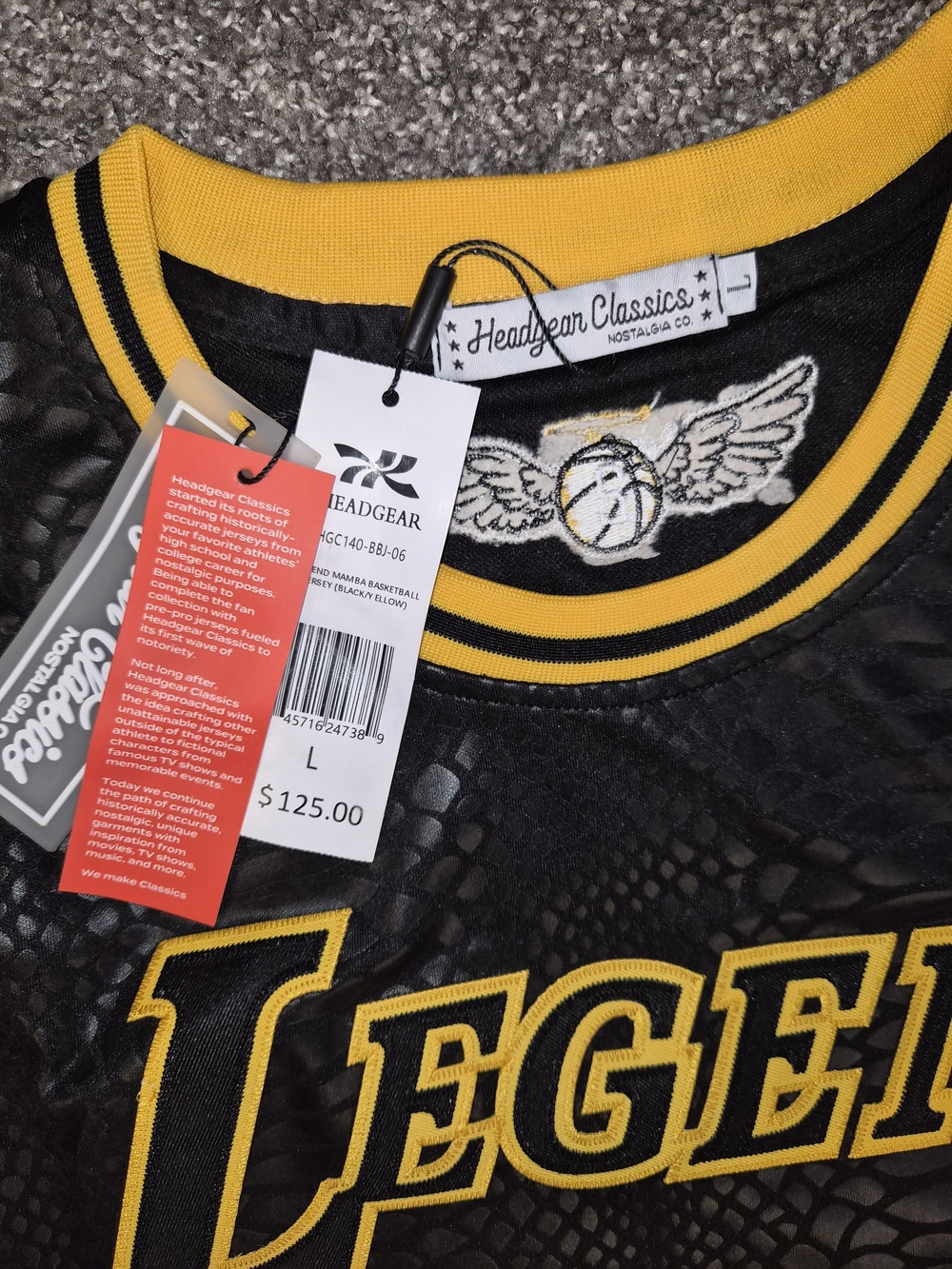 Cityclassified Black and Yellow Men’s Jersey
